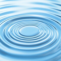 A blue wave in the ocean