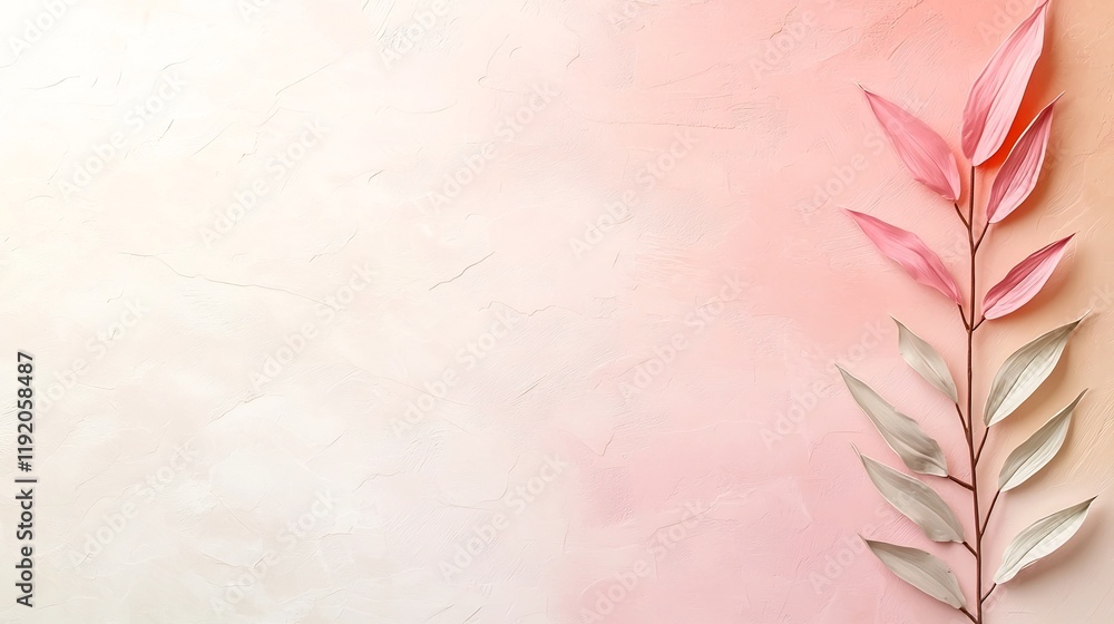 Poster elegant and calming pastel gradient backdrop with light textured overlay showcasing a sophisticated 