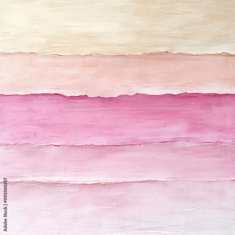 Poster pastel gradient backdrop with seamless pink to beige color fade and subtle digital texture whimsical