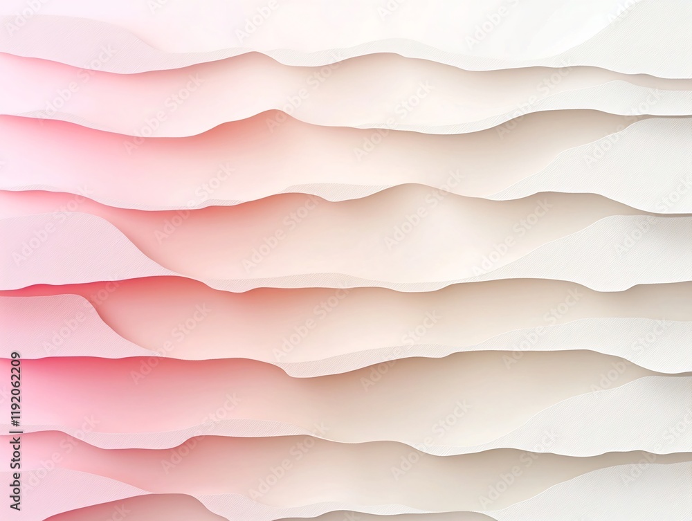 Poster pastel gradient background with a smooth transition from soft pink to beige hues featuring a subtle 