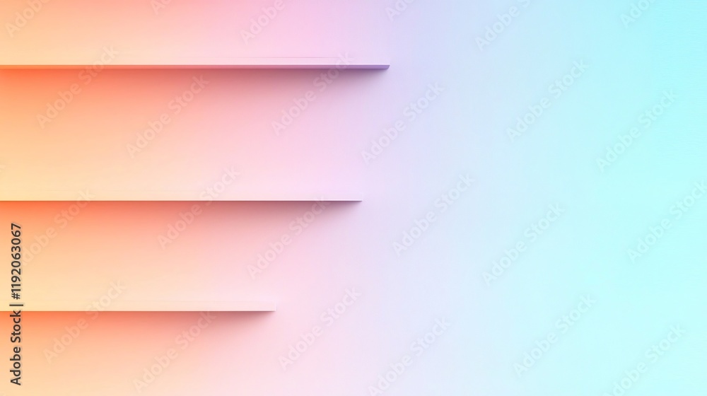 Aufkleber elegant pastel gradient background with a subtle textured noise accent featuring a modern minimalist