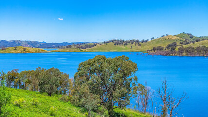A Summer's day at Windamere Dam in Cudgegong, near Mudgee in the Central West of NSW, Australia.