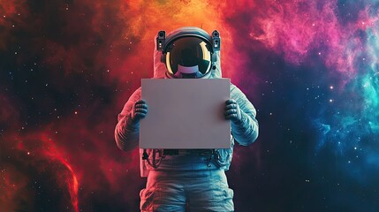 An astronaut in a spacesuit floats in space with Earth in the background