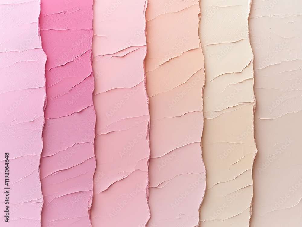 Aufkleber pastel gradient composition with seamless blending of delicate pink and beige hues featuring a textu