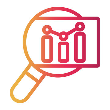 auditing Line Gradient Icon