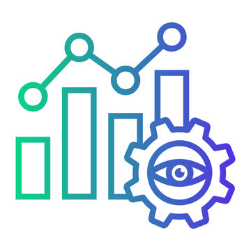auditing Line Gradient Icon