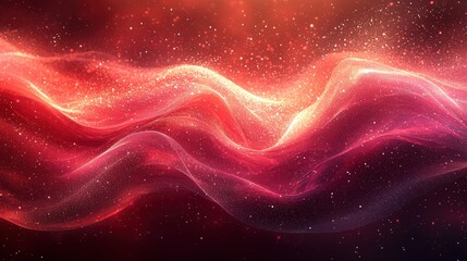 Fototapeta premium Abstract waves of light and color.