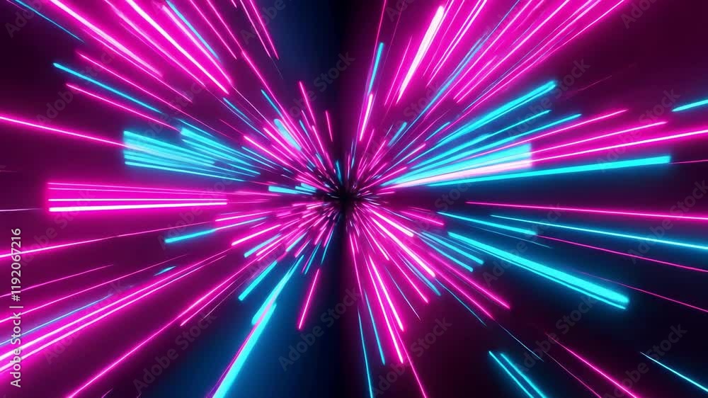 Aufkleber vibrant abstract animation showcases dynamic lights in motion, creating an immersive, energetic visu