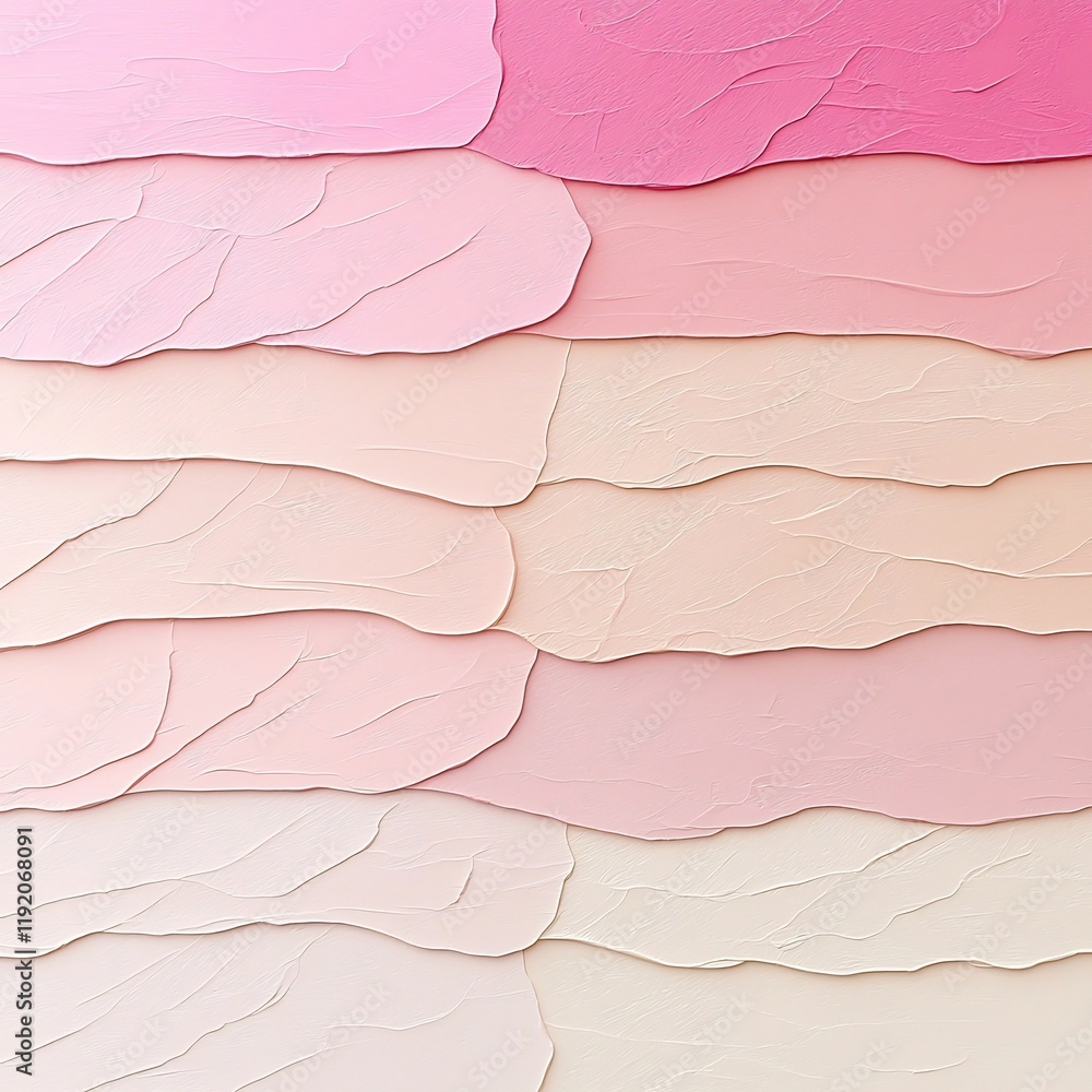 Poster delicate pastel pink to beige ombre backdrop with a subtle textured noise effect featuring a modern 
