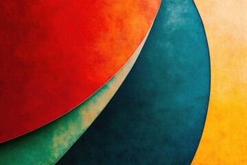 Colorful Wall Close Up