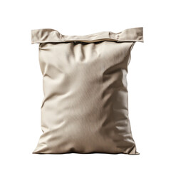 Soft Fabric Bag Isolated on Transparent Background for Use in Textiles, Packaging, and Product Presentation