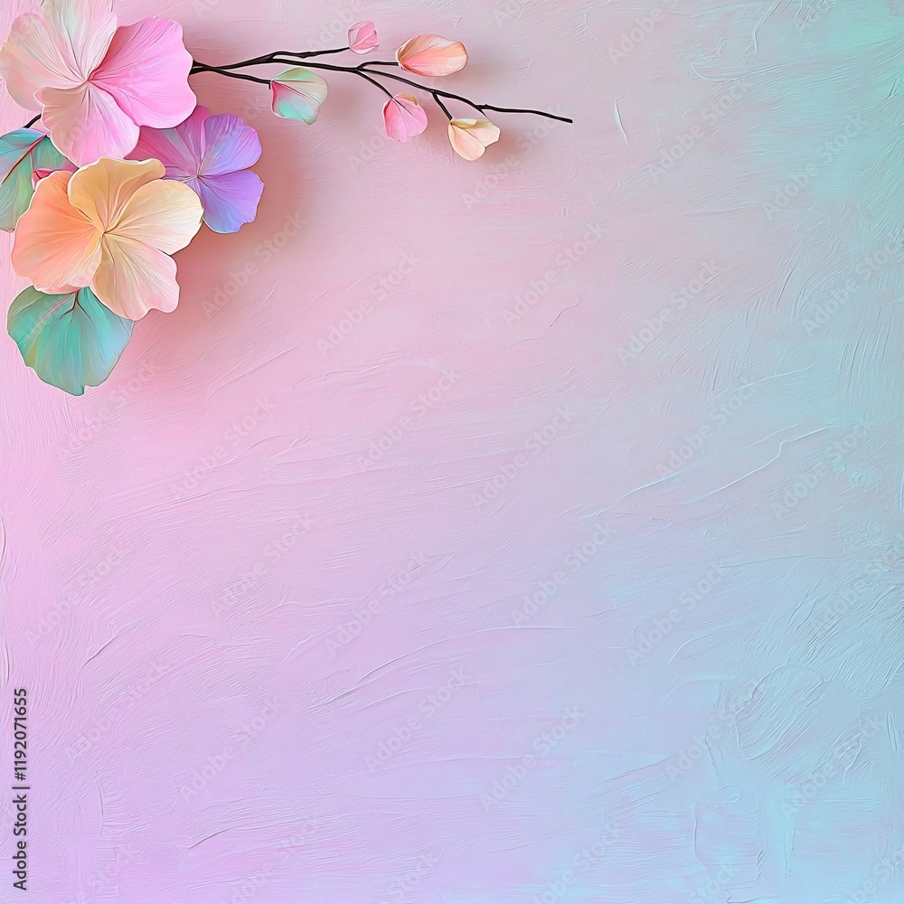Poster pastel gradient backdrop with subtle textured abstract patterns minimalist modern aesthetic and clea
