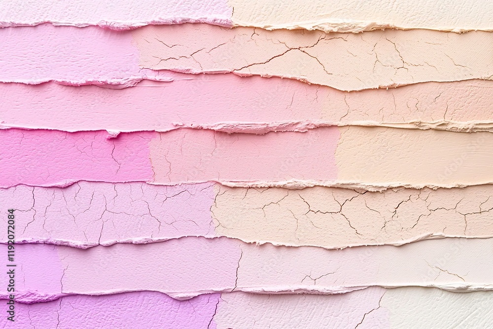 Poster sophisticated pastel gradient foundation transitioning effortlessly from pink to beige adorned with 