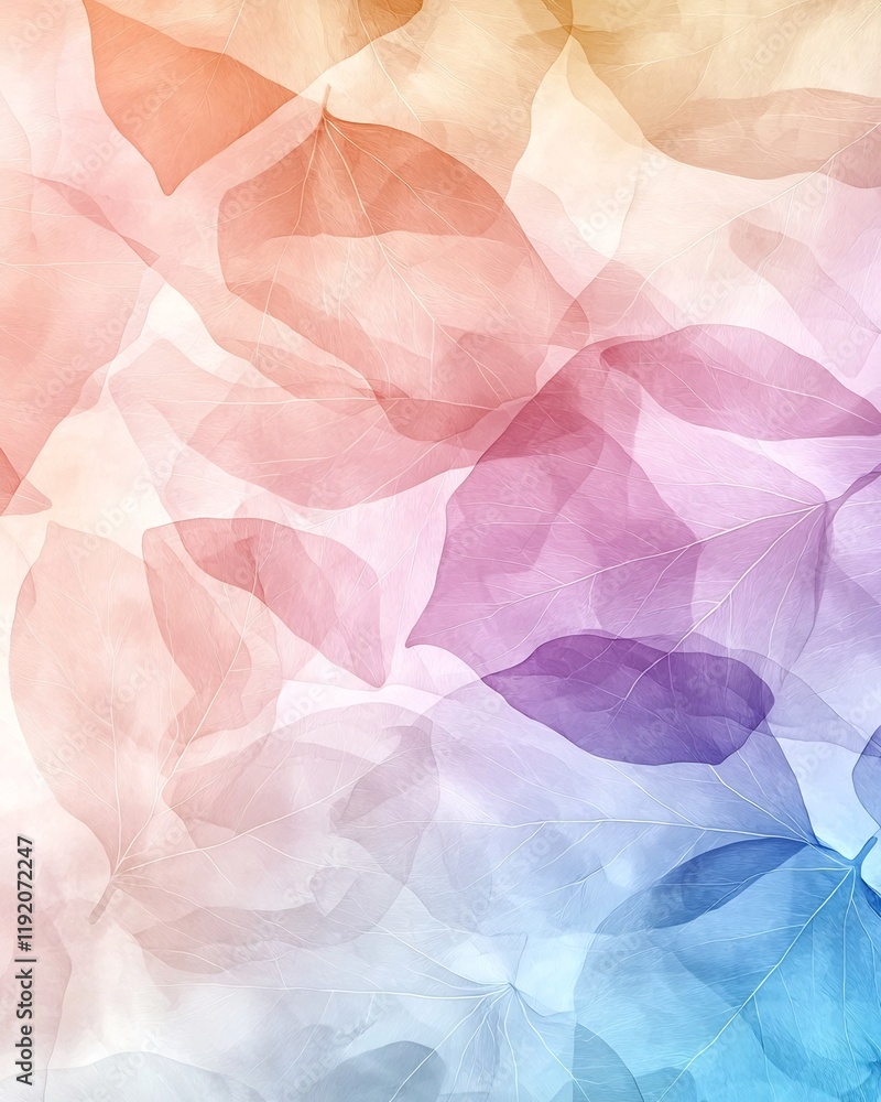 Poster delicate pastel gradient backdrop with a refined textured pattern showcasing a minimalist modern des