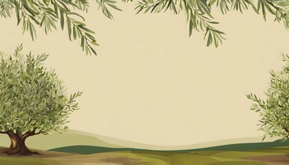 Obraz premium copy space backgrounds with plants and trees