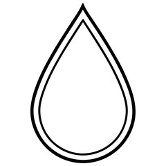 Elegant Water Drop Line Art Designs