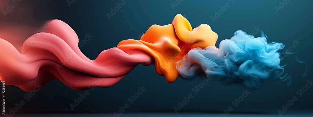 Poster mesmerizing 3d rendered animation showcasing the absorption and energy loss of a wave packet at cert