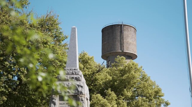 Wodonga VIC Water Tower 4k Video