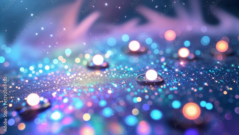 Aufkleber abstract background with bokeh