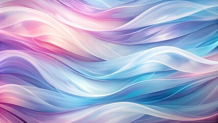 Abstract Pastel Wave Composition Digital Painting of Flowing Fabric, Abstract Background, Pastel Colors, Curved Lines Abstract art, digital art