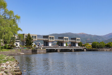 Obraz premium 釜口水門（長野県岡谷市）