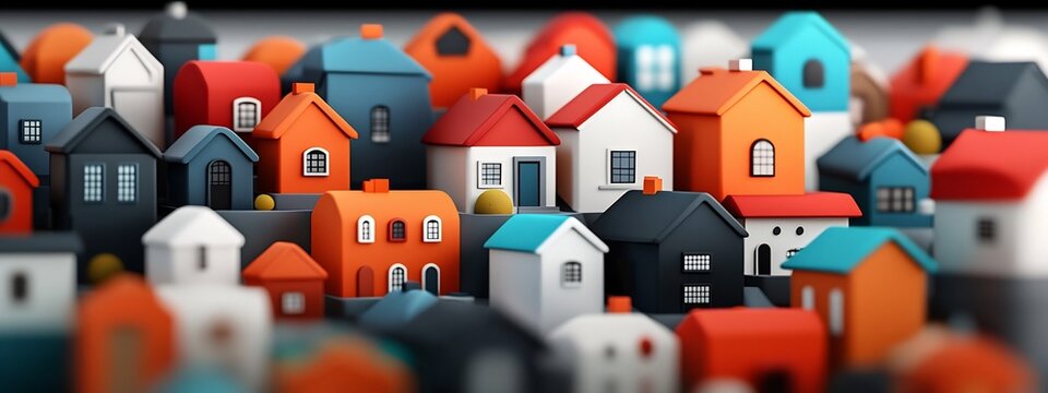 A vibrant visualizing the frequency distribution of crime rates across different neighborhoods in a city  The abstract