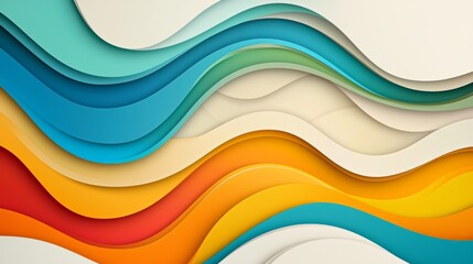 Colorful dynamic background inspiring artistic viewpoints in abstract digital art environments