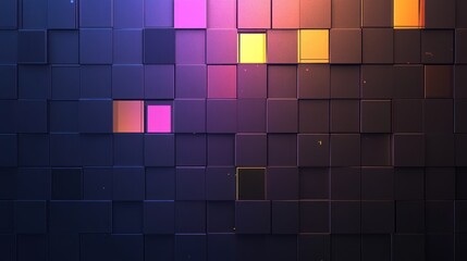 Pixelated RGB Noise Texture Background Animation - Seamless Loop VJ Pattern for Cyber Monday Sale Banner Backdrop - Abstract Bit Art