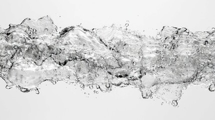 Fototapeta premium Abstract Water Flow: A Serene Study of Liquid Motion and Texture