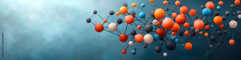 Poster visualization of the frequency distribution of social interactions within a community represented th