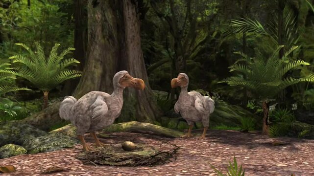Dodo 3D animation