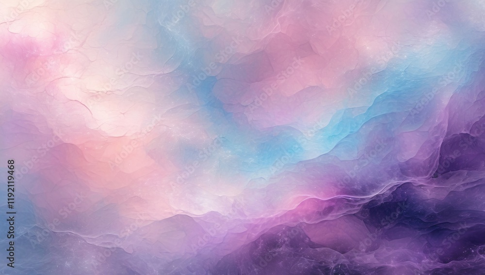 Poster an abstract design featuring a pastel color palette with smooth transitions creating a dreamy atmosp