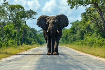 Obraz premium Explore the great african road trip essential national parks and wildlife reserves to visit