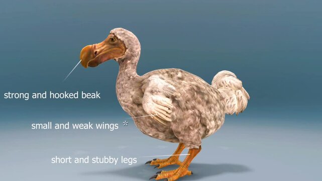 Dodo skeleton 3D