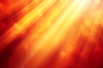 Obraz premium Abstract yellow red gradient background, light beams texture, poster design, high contrast, Generative AI