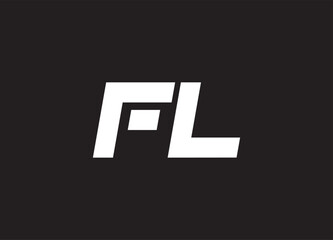 FL letter logo and initial logo design