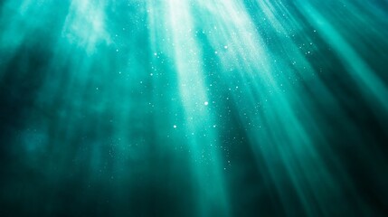 Vibrant teal green gradient background, vivid overlays texture, event cover, minimalistic layout, Generative AI
