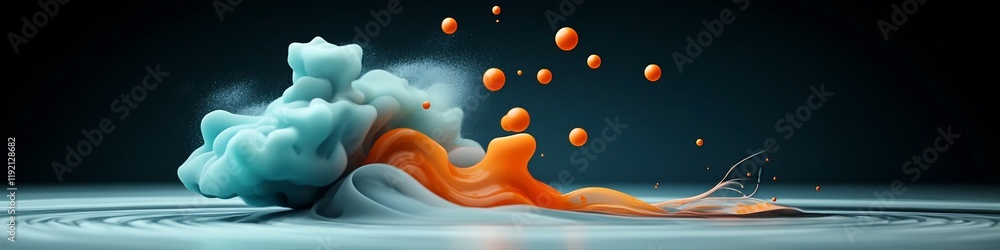 Poster animated depicting the interaction of a wave packet with boundaries resulting in the formation of st