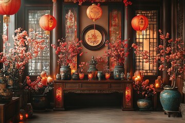 Obraz premium chinese new year decoration