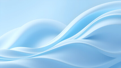 Obraz premium Serene Sky Waves, A Peaceful Abstract Design, abstract blue background