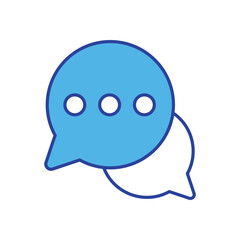 Obraz premium Speech Bubble icon isolated on a white background. Vector illustration.