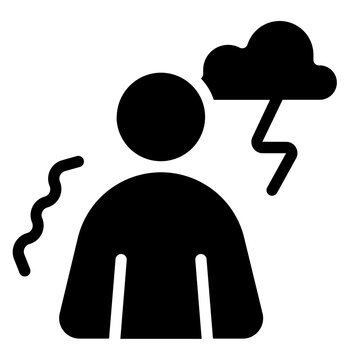 Astraphobia Solid Icon