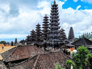 Besakih Temple in Bali, also known as the &ldquo;Mother Temple of Bali&rdquo;. Indonesia.