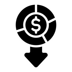 Bankruptcy Solid Icon