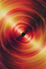 Obraz premium abstract art swirling vortex with a black hole in the center.