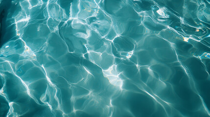 Obraz premium Captivating water reflection patterns in a crystal clear pool underwater photography tranquil environment aerial view nature's art