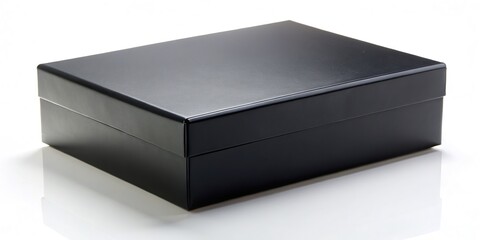 Naklejka premium Colorful Mystery Box, Closed Lid, Bright Isolated Object, Sharp Focus, Product Photography