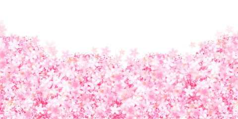 Fototapeta premium 桜 和柄 水彩 背景