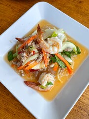 Glass Noodle, Spicy Salad (Yum Woon Sen)