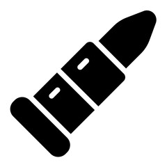 Single bullet Solid Icon